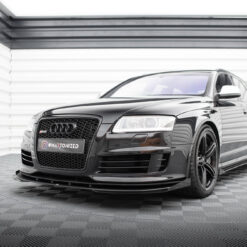 Alternative view of Street Pro Front Splitter + Flaps Audi RS6 Avant C6