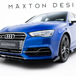 Street Pro Front Splitter + Flaps Audi S3 / A3 S-Line Sedan 8V