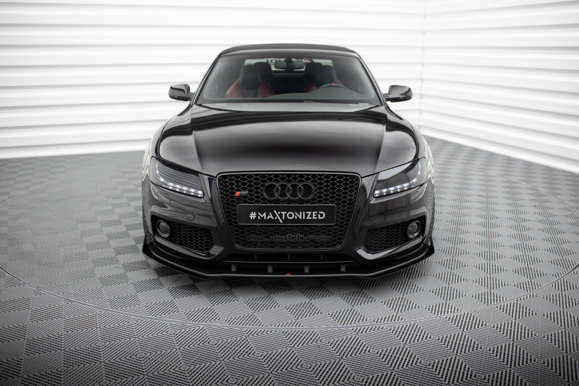 Street Pro Front Splitter + Flaps Audi S5 / A5 S-Line 8T - Image 2