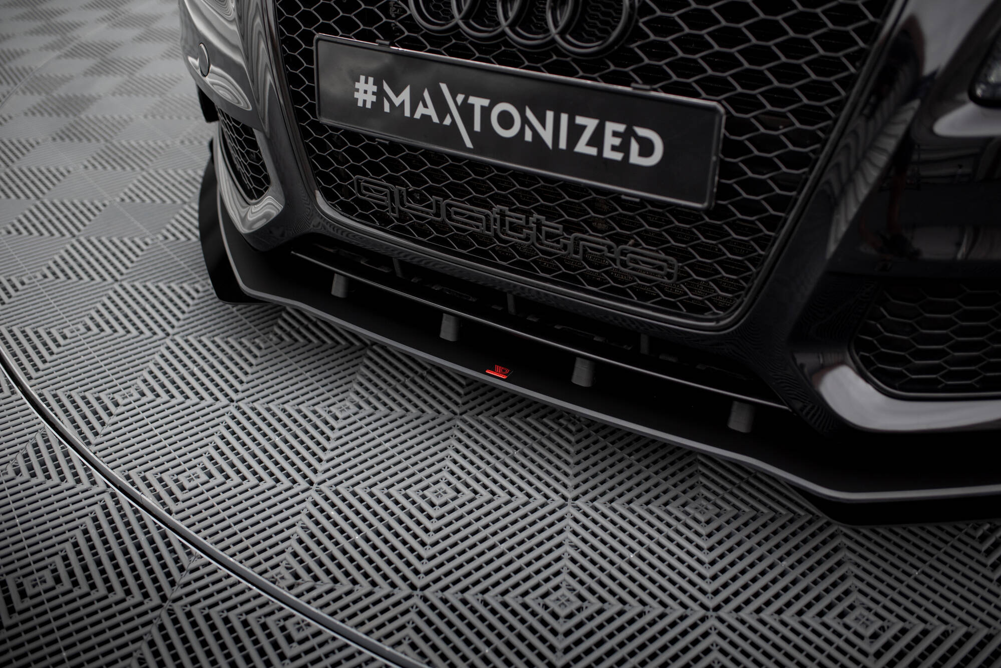 Street Pro Front Splitter + Flaps Audi S5 / A5 S-Line 8T - Image 3