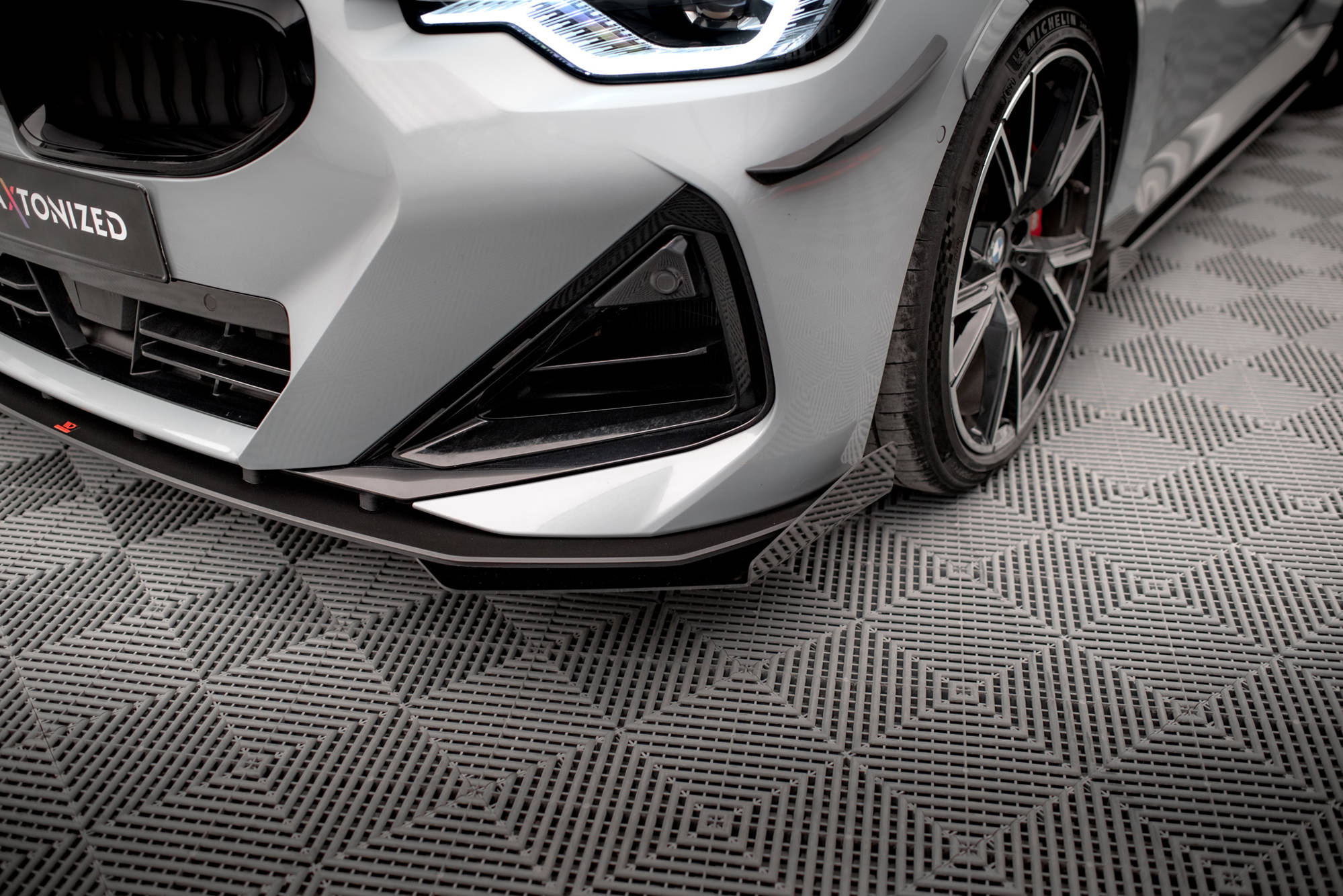 Street Pro Front Splitter + Flaps BMW 2 Coupe M-Pack / M240i G42 - Image 3