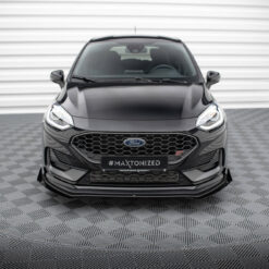 Alternative view of Street Pro Front Splitter + Flaps Ford Fiesta ST Mk8 Facelift