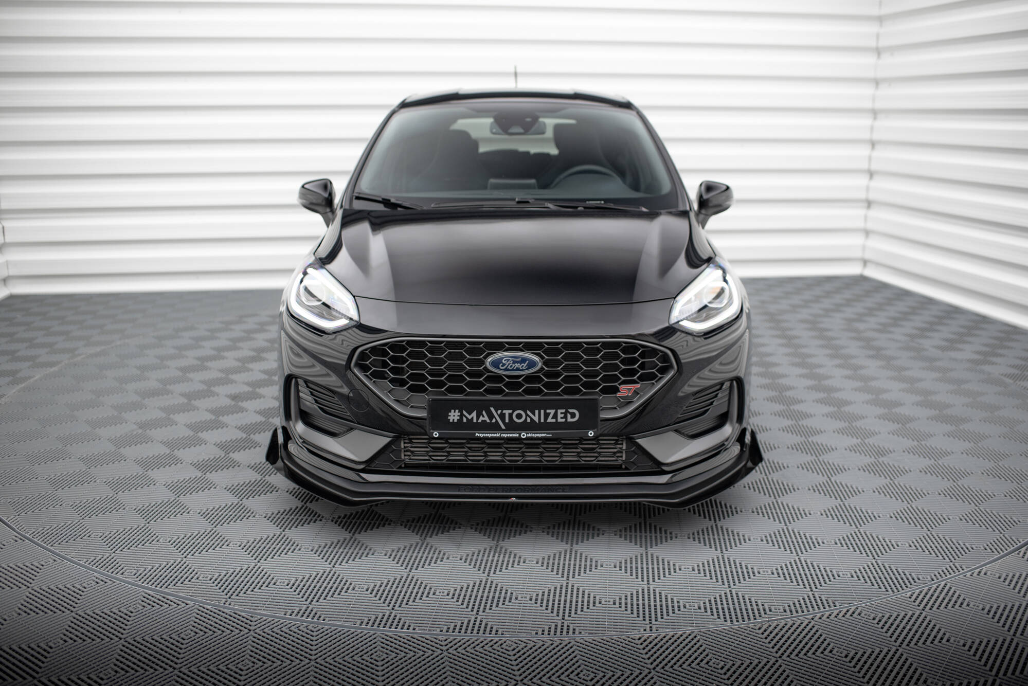 Street Pro Front Splitter + Flaps Ford Fiesta ST Mk8 Facelift - Image 2