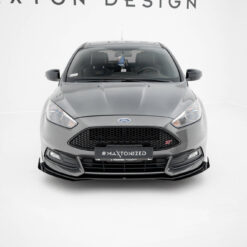 Alternative view of Street Pro Front Splitter + Flaps Ford Focus ST Mk3 Facelift