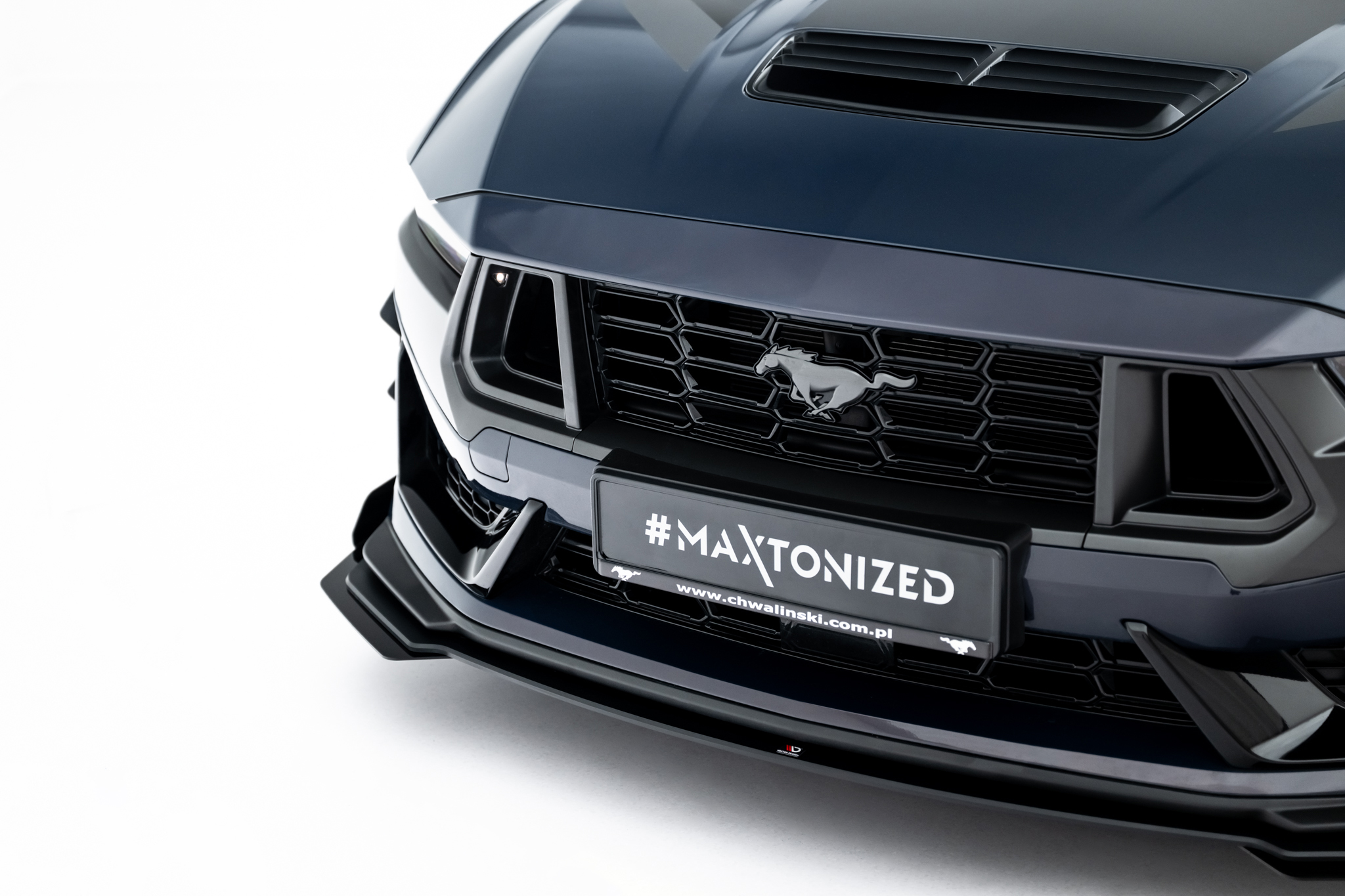 Street Pro Front Splitter + Flaps Ford Mustang Dark Horse Mk7 - Image 2