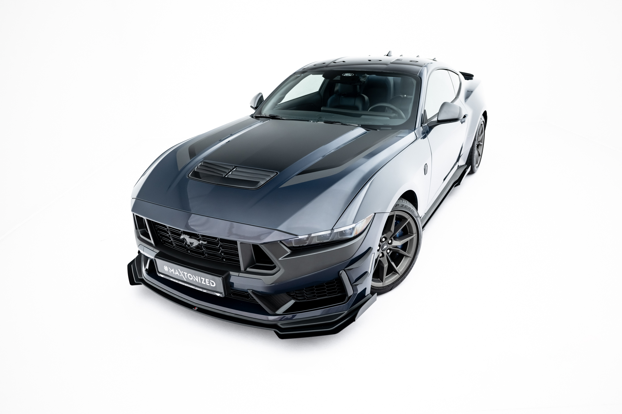 Street Pro Front Splitter + Flaps Ford Mustang Dark Horse Mk7 - Image 6