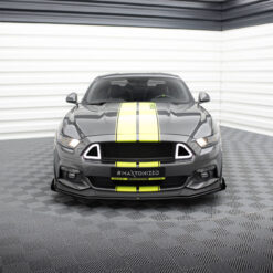 Alternative view of Street Pro Front Splitter + Flaps Ford Mustang GT Mk6