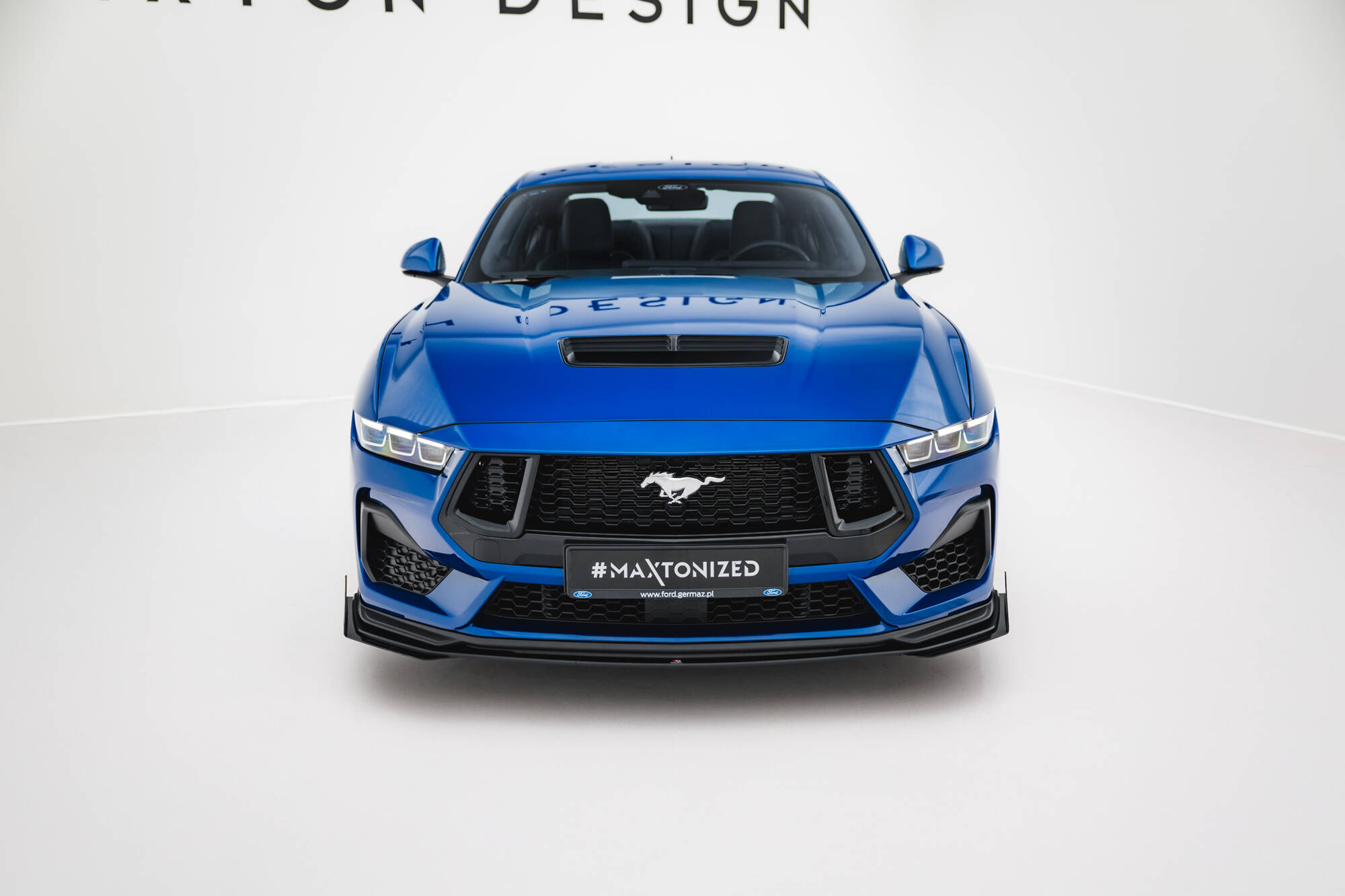 Street Pro Front Splitter + Flaps Ford Mustang GT Mk7 - Image 2