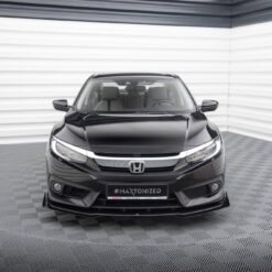 Alternative view of Street Pro Front Splitter + Flaps Honda Civic Sedan Mk10