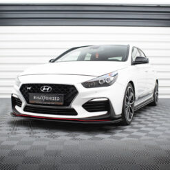 Street Pro Front Splitter + Flaps Hyundai I30 N Mk3 Hatchback / Fastback