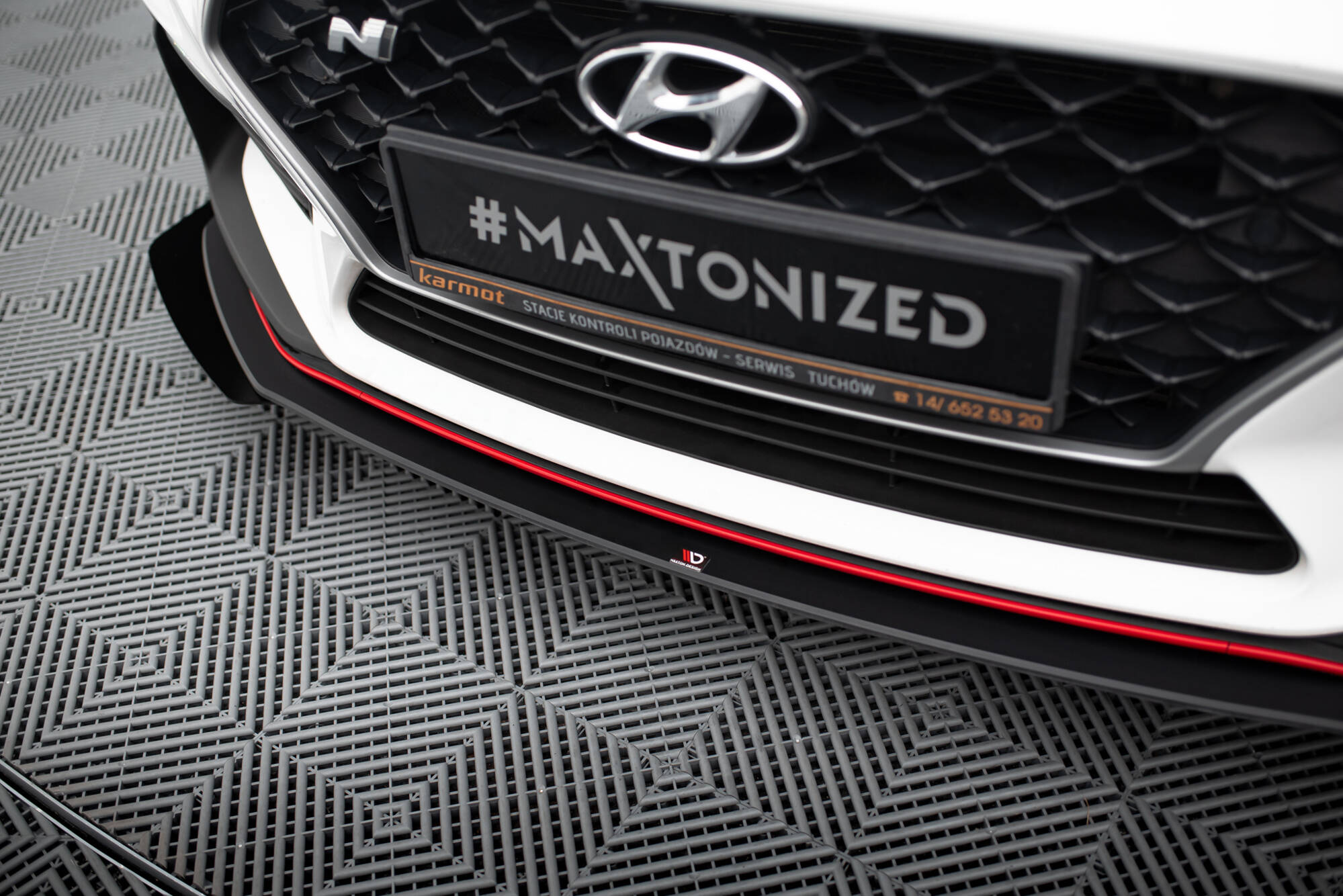 Street Pro Front Splitter + Flaps Hyundai I30 N Mk3 Hatchback / Fastback - Image 3