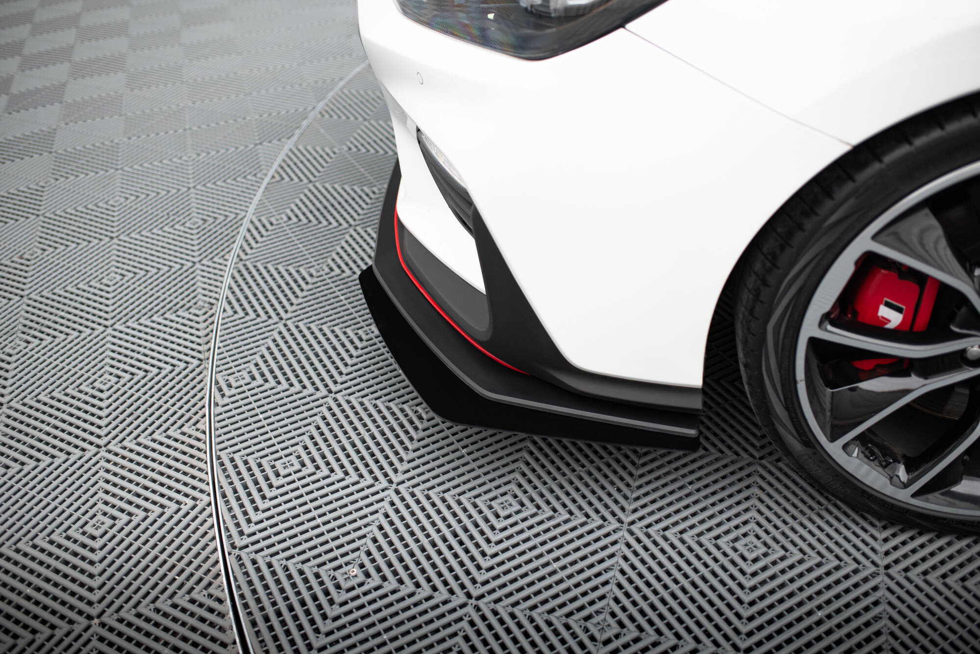Street Pro Front Splitter + Flaps Hyundai I30 N Mk3 Hatchback / Fastback - Image 5