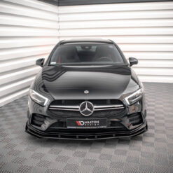 Alternative view of Street Pro Front Splitter + Flaps Mercedes A35 AMG / AMG-Line Aero Pack W177