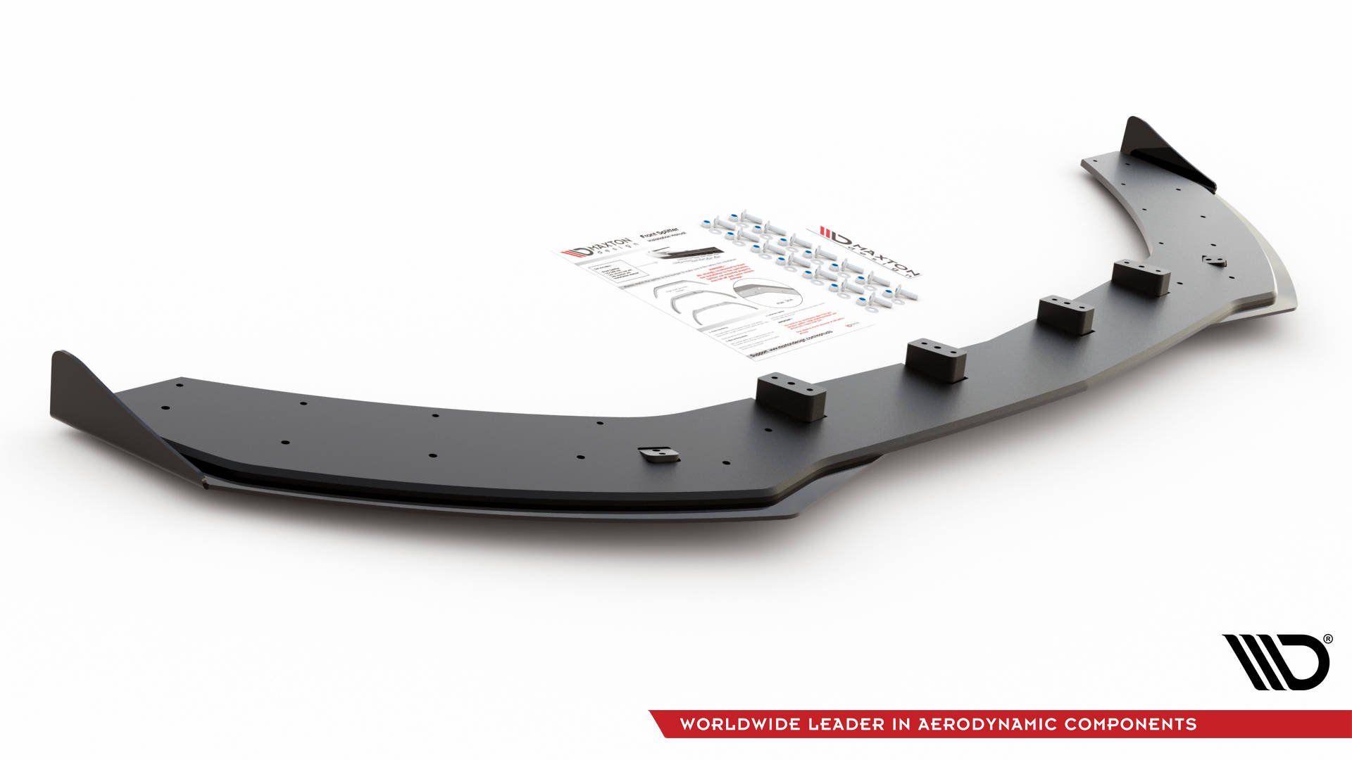 Street Pro Front Splitter + Flaps Mercedes-AMG C43 Coupe C205 - Image 5