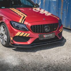 Street Pro Front Splitter + Flaps Mercedes-AMG C43 Coupe C205