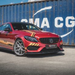 Alternative view of Street Pro Front Splitter + Flaps Mercedes-AMG C43 Coupe C205