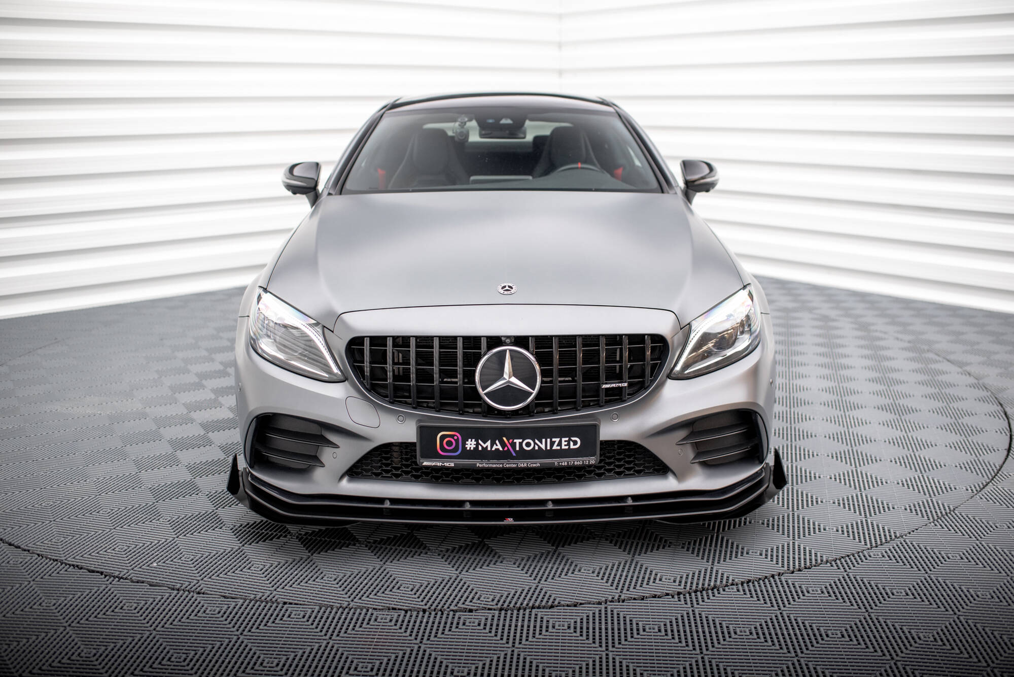 Street Pro Front Splitter + Flaps Mercedes-AMG C43 Coupe / Cabrio C205 Facelift / A205 Facelift - Image 2