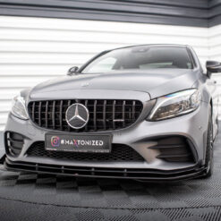 Street Pro Front Splitter + Flaps Mercedes-AMG C43 Coupe / Cabrio C205  Facelift / A205 Facelift