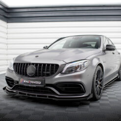 Street Pro Front Splitter + Flaps Mercedes-AMG C63 Sedan / Estate W205 Facelift