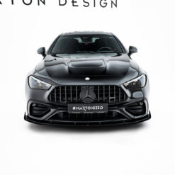 Alternative view of Street Pro Front Splitter + Flaps Mercedes-AMG CLE 53 C236