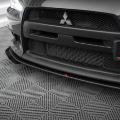 Alternative view of Street Pro Front Splitter + Flaps Mitsubishi Lancer EVO X