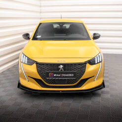 Alternative view of Street Pro Front Splitter + Flaps Peugeot 208 GT Mk2