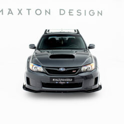 Alternative view of Street Pro Front Splitter + Flaps Subaru Impreza WRX STI Mk3 Facelift