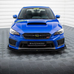 Alternative view of Street Pro Front Splitter + Flaps Subaru WRX STI Mk1 Facelift