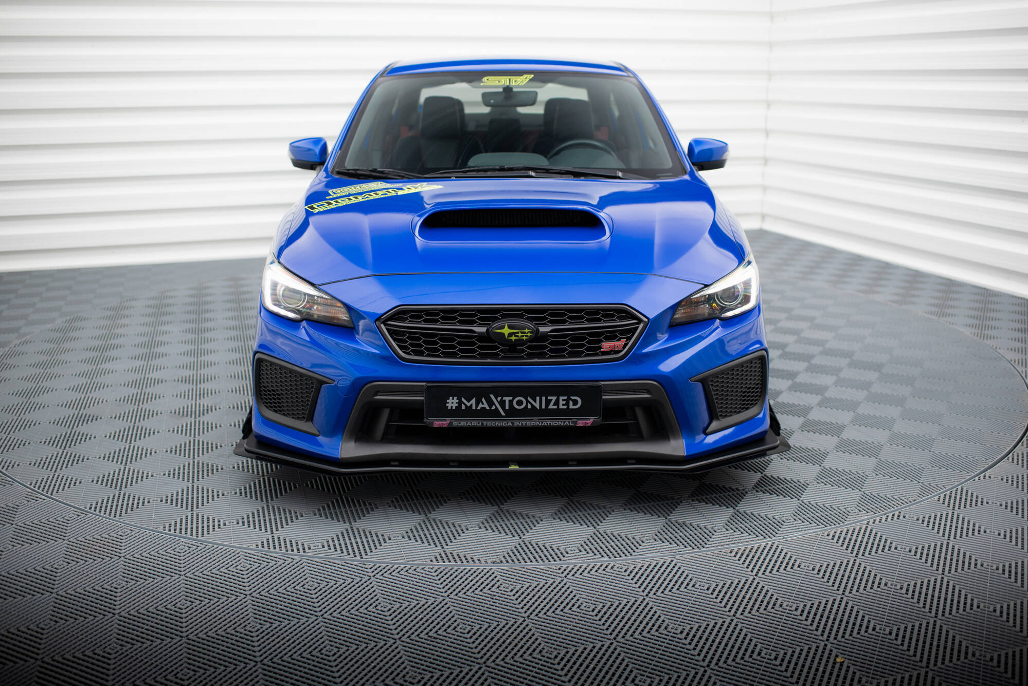 Street Pro Front Splitter + Flaps Subaru WRX STI Mk1 Facelift - Image 2