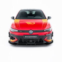 Alternative view of Street Pro Front Splitter + Flaps Volkswagen Golf GTI Clubsport Mk8 Facelift