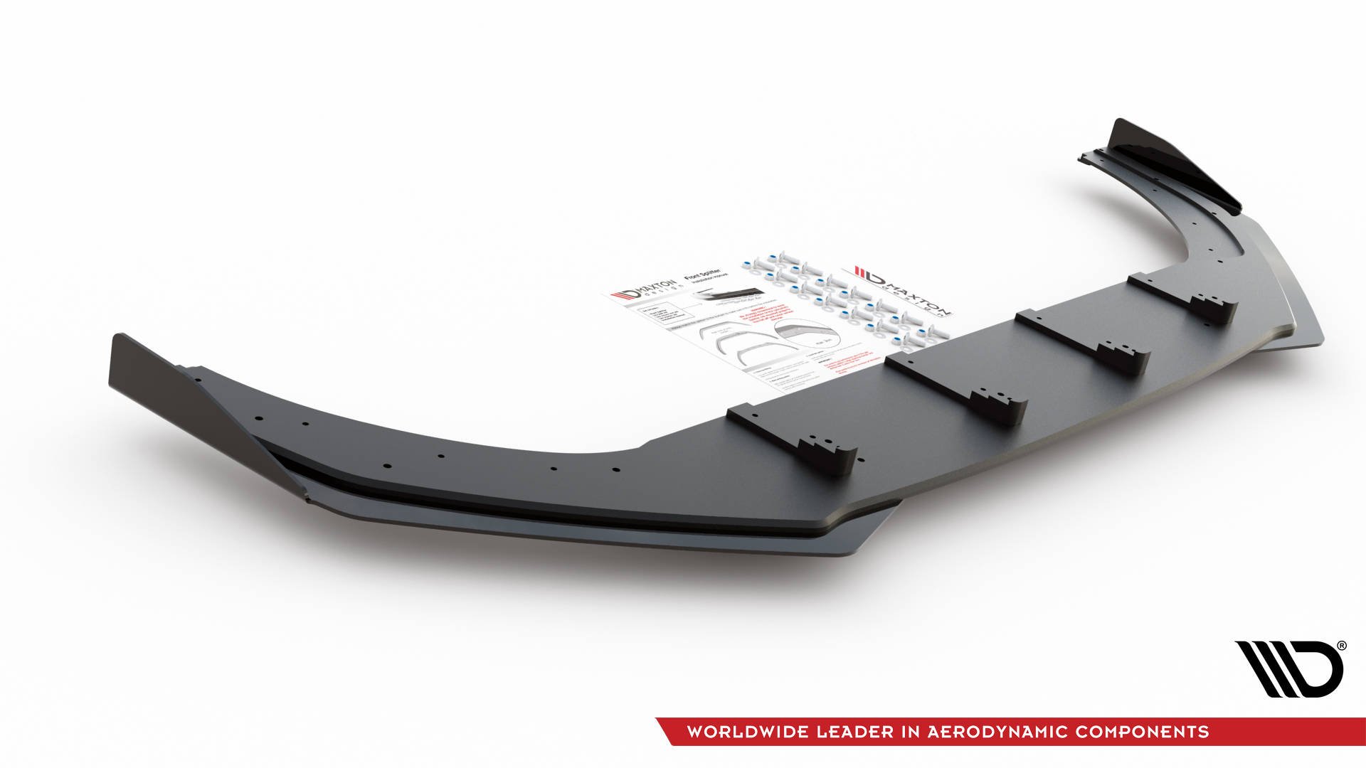 Street Pro Front Splitter + Flaps Volkswagen Golf GTI / GTE / GTD / R-Line Mk8 - Image 5