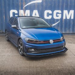 Alternative view of Street Pro Front Splitter + Flaps Volkswagen Polo GTI Mk6