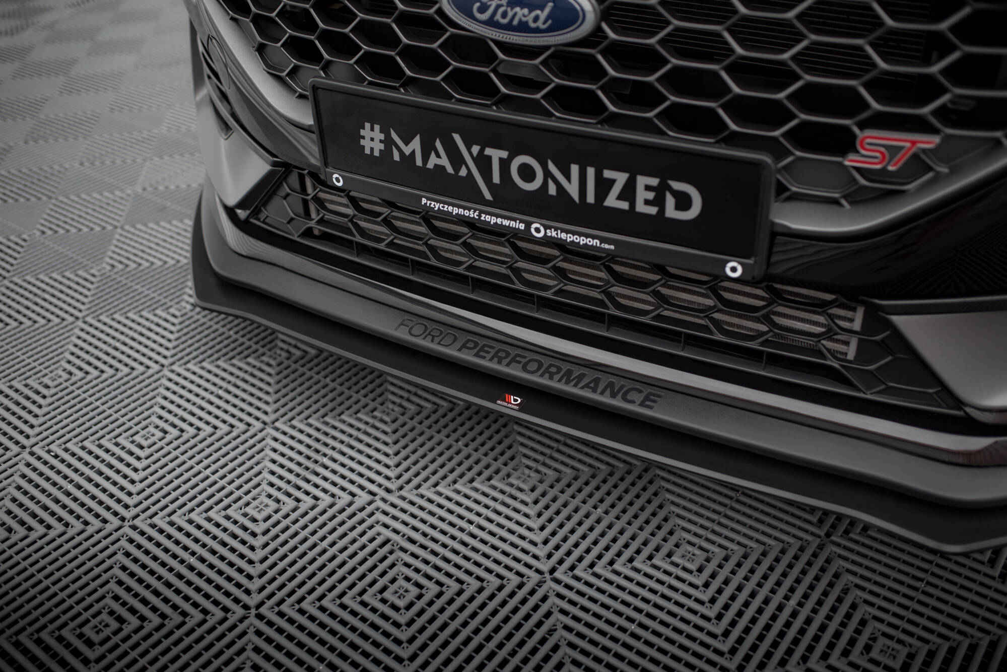 Street Pro Front Splitter Ford Fiesta ST Mk8 Facelift - Image 3