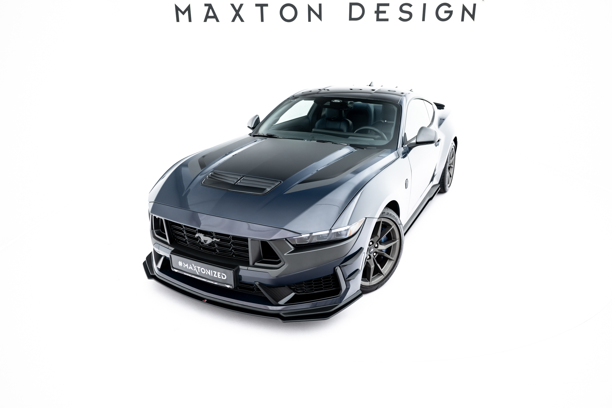 Street Pro Front Splitter Ford Mustang Dark Horse Mk7 - Image 2