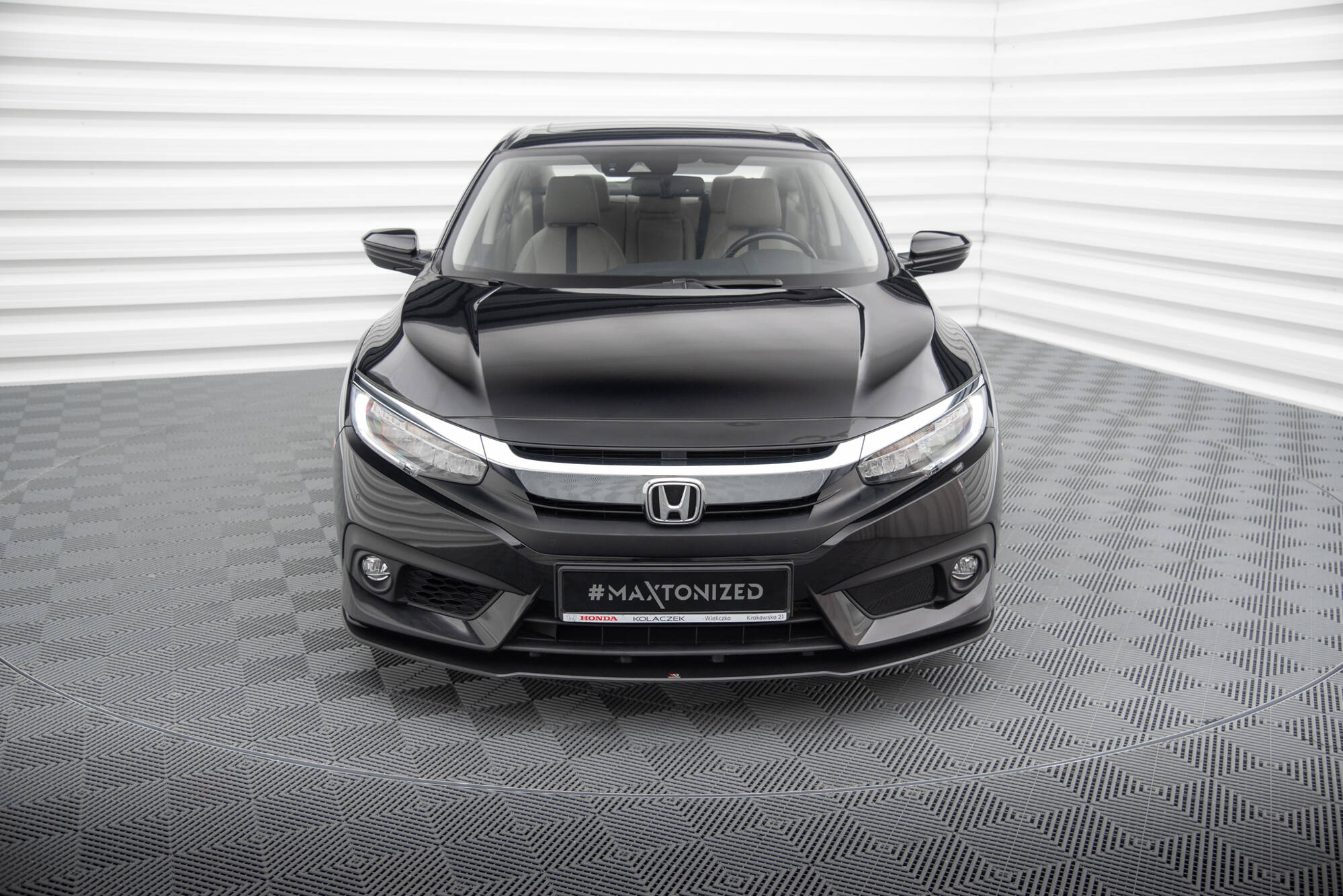 Street Pro Front Splitter Honda Civic Sedan Mk10 - Image 2