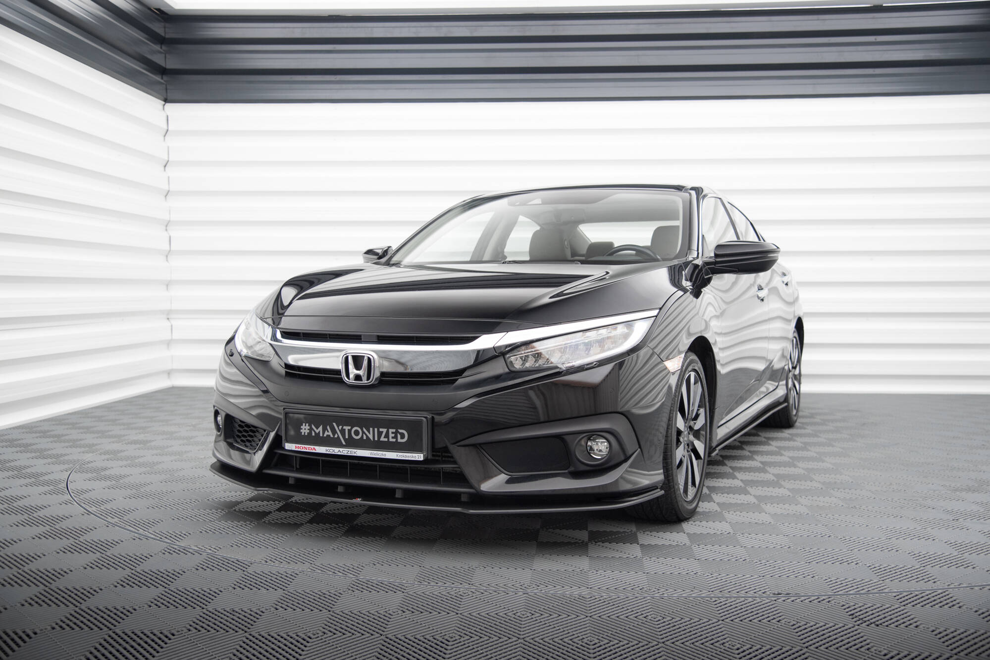 Street Pro Front Splitter Honda Civic Sedan Mk10