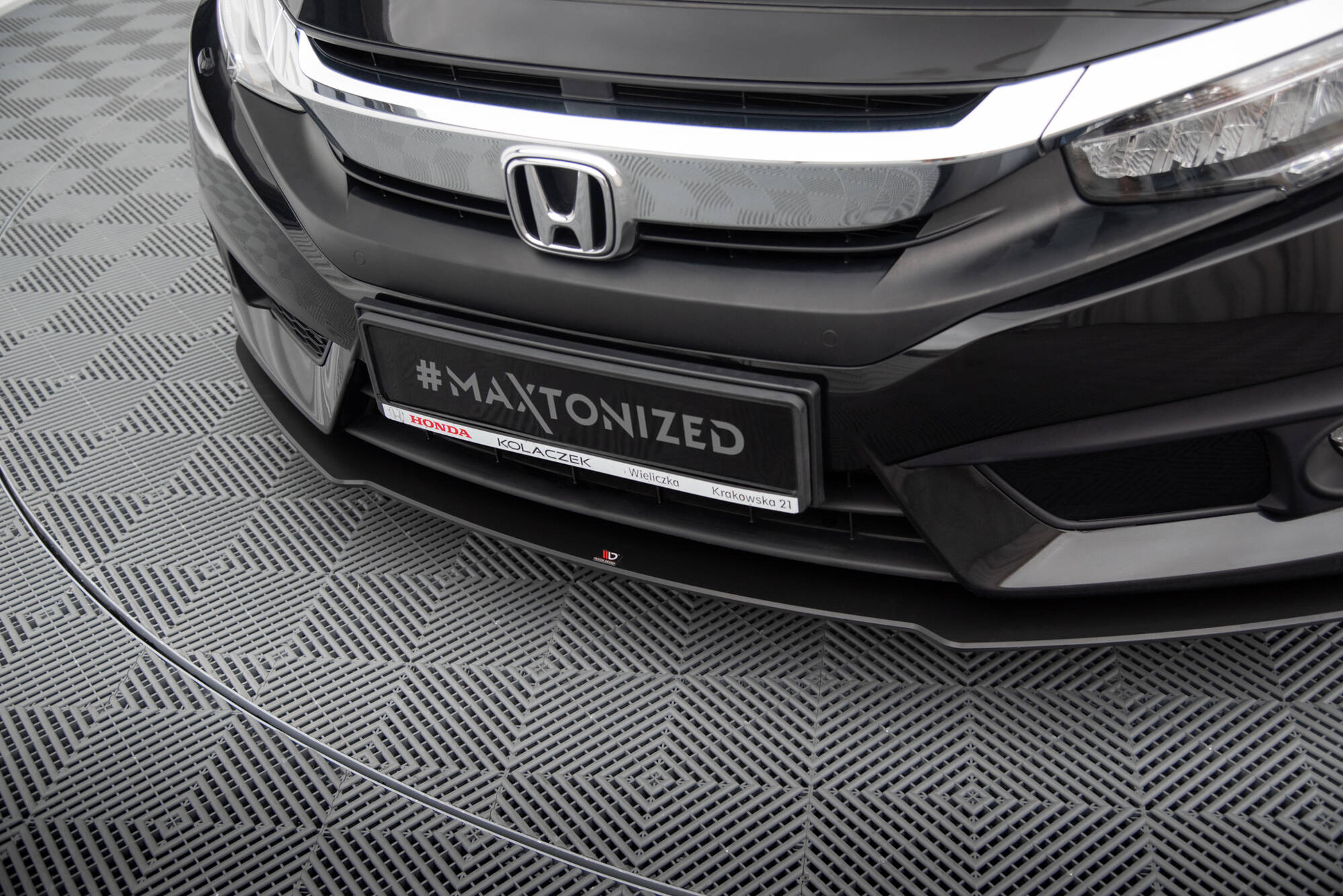 Street Pro Front Splitter Honda Civic Sedan Mk10 - Image 3