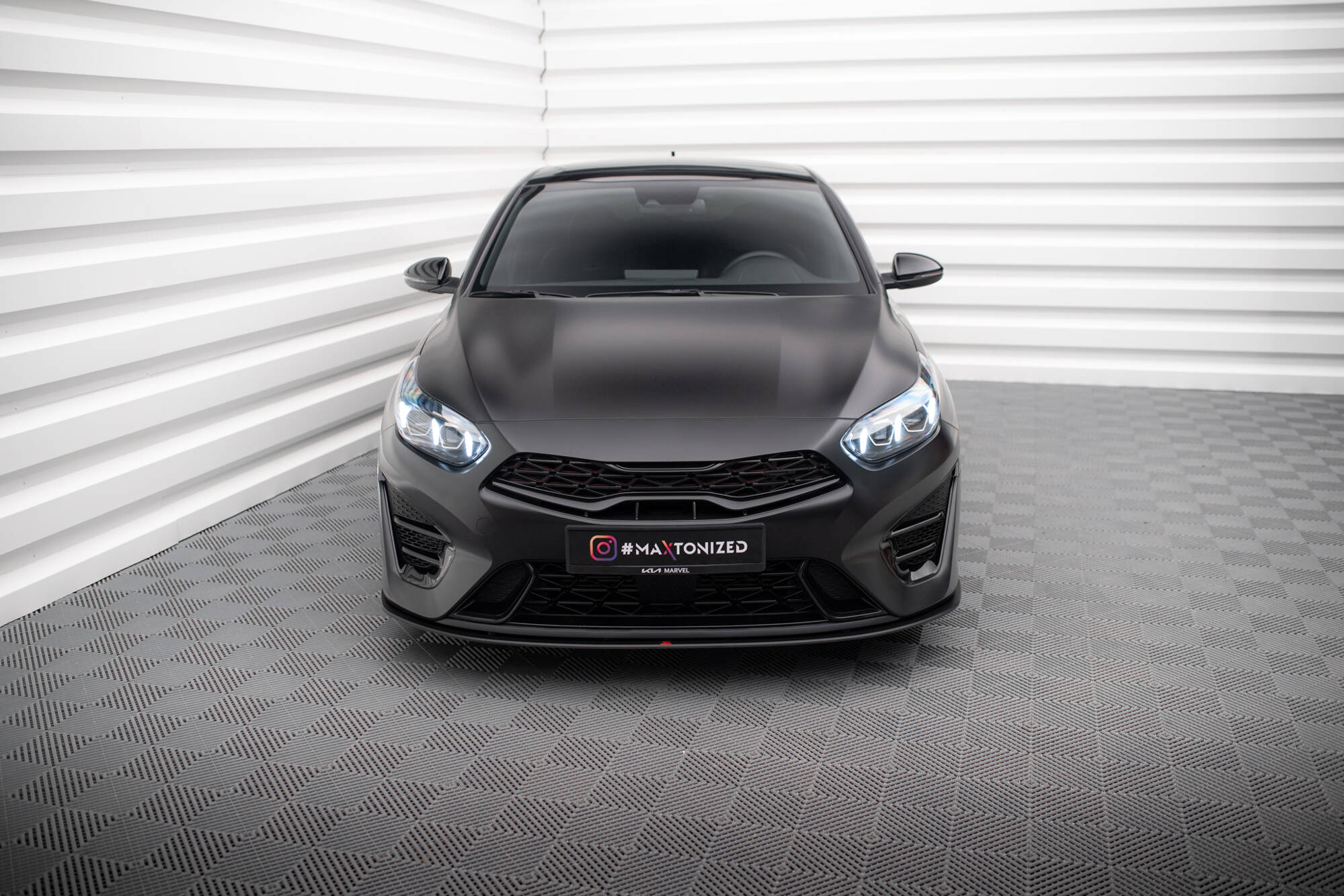 Street Pro Front Splitter Kia Proceed GT Mk3 Facelift / Ceed GT / GT - Line Mk1 Facelift - Image 2
