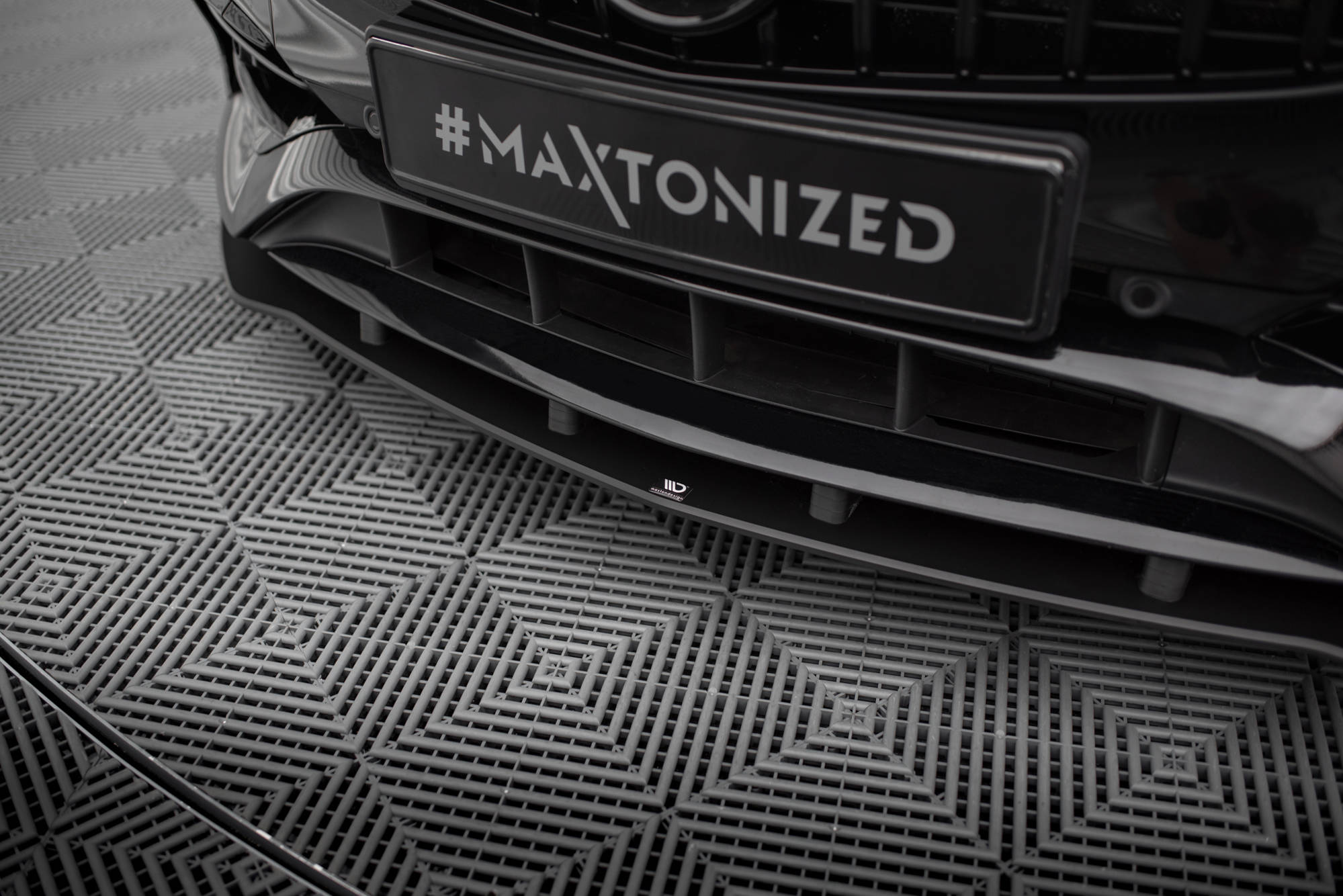 Street Pro Front Splitter Mercedes-Benz A AMG-Line W176 Facelift - Image 3