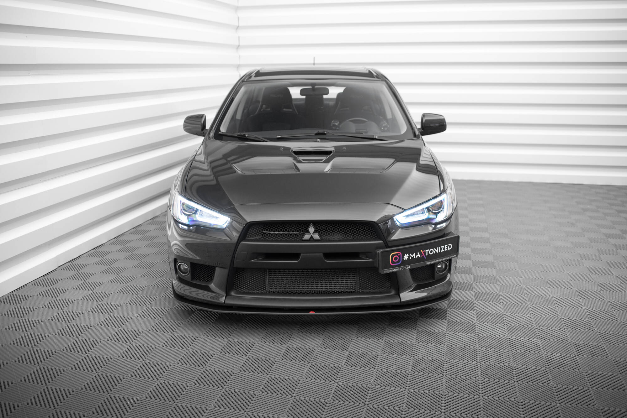 Street Pro Front Splitter Mitsubishi Lancer EVO X - Image 2
