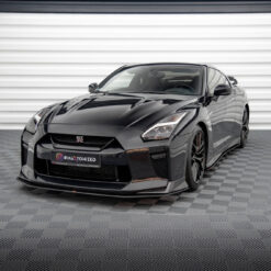 Alternative view of Street Pro Front Splitter Nissan GTR R35 Facelift