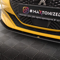 Alternative view of Street Pro Front Splitter Peugeot 208 GT Mk2