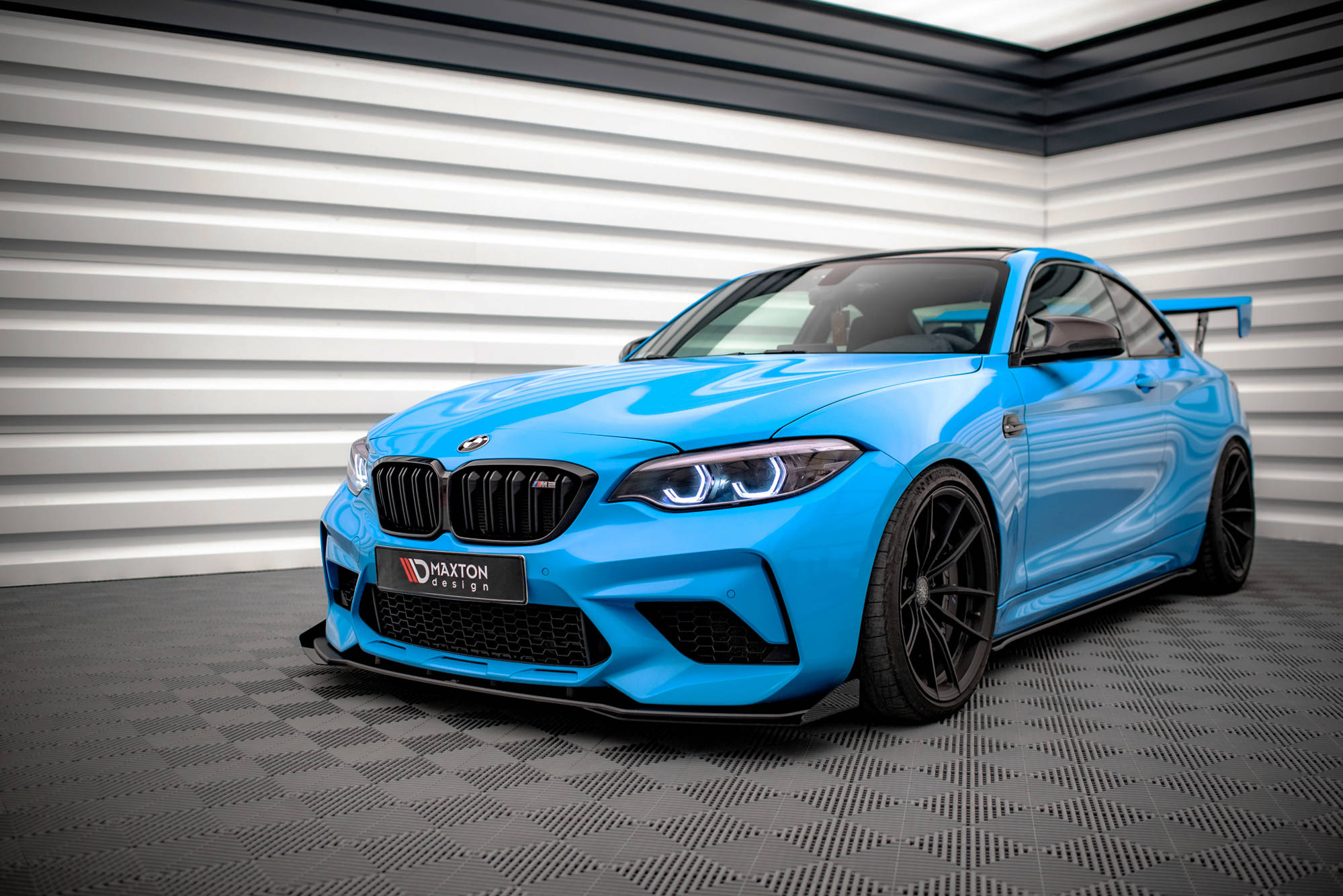 Street Pro Front Splitter V.1 + Flaps BMW M2 Competition F87 - Image 3