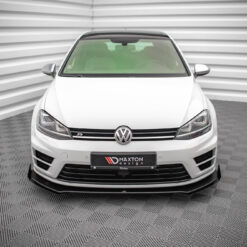 Street Pro Front Splitter V.1 + Flaps Volkswagen Golf R Mk7