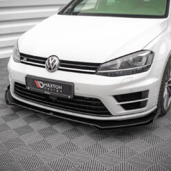 Alternative view of Street Pro Front Splitter V.1 + Flaps Volkswagen Golf R Mk7