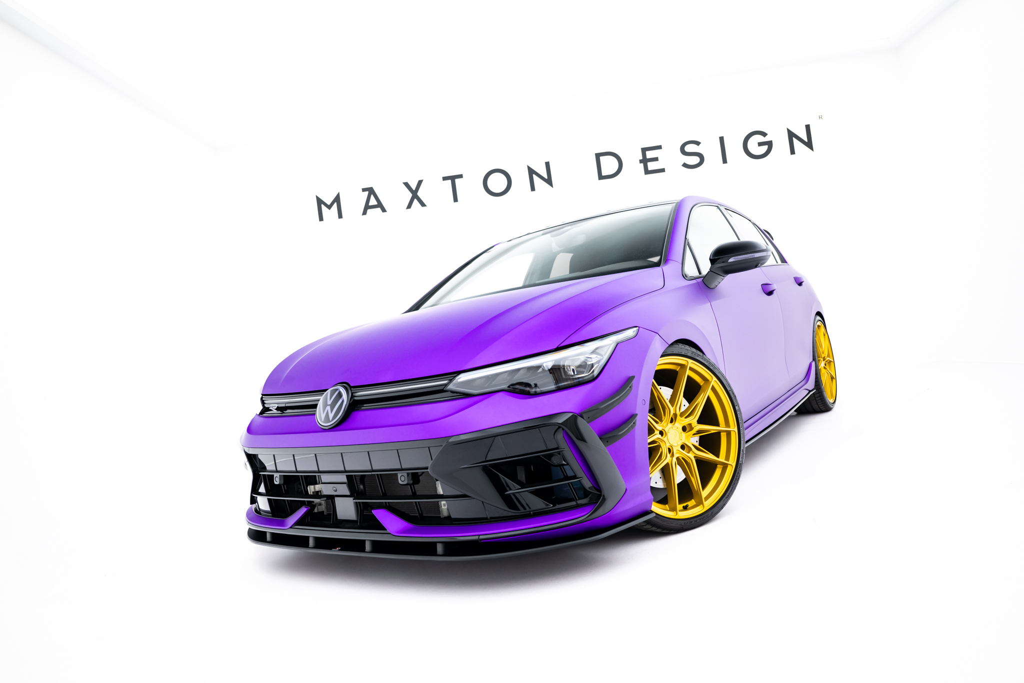 Street Pro Front Splitter Volkswagen Golf R Mk8 Facelift - Image 2