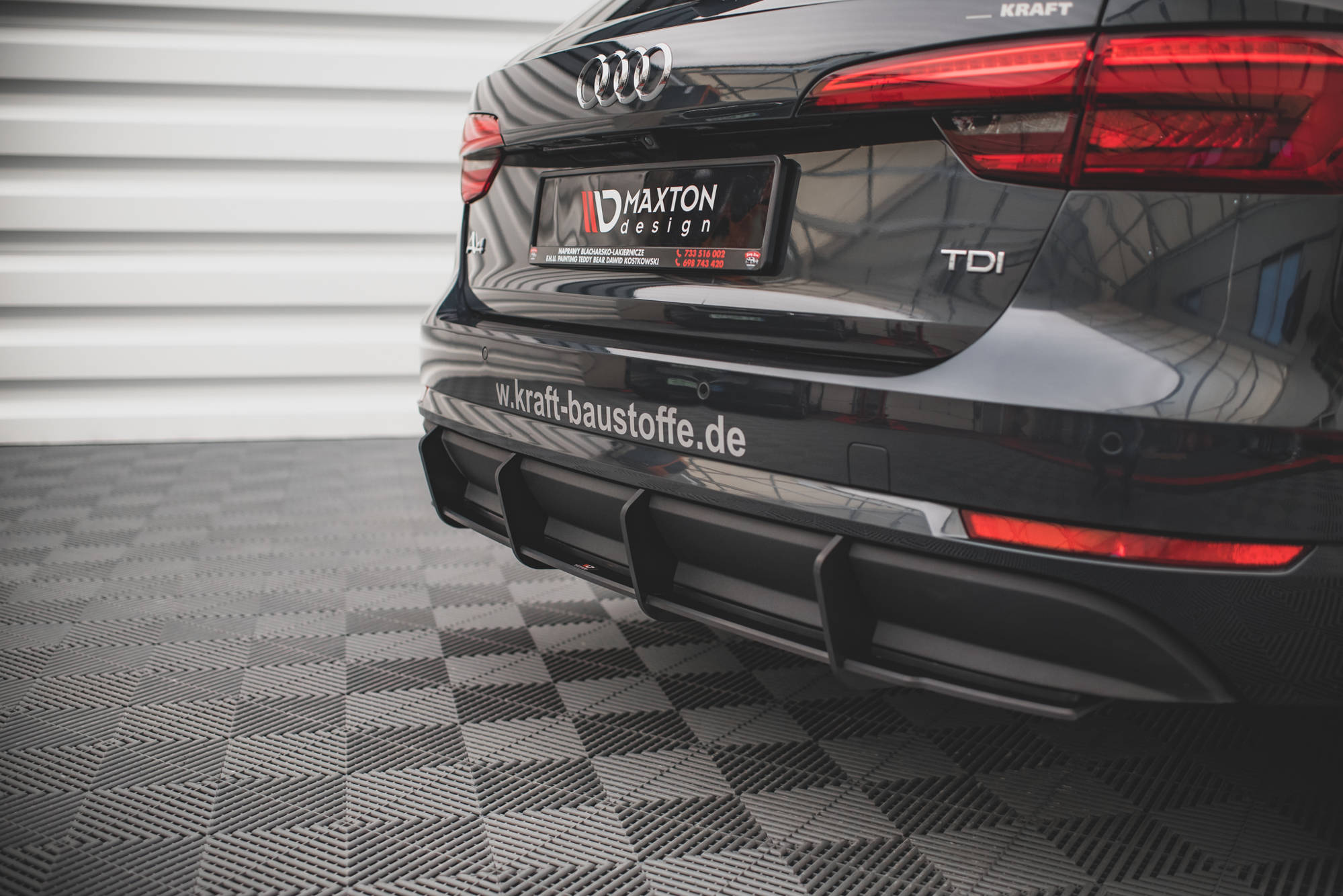 Street Pro Rear Diffuser Audi A4 B9 - Image 2
