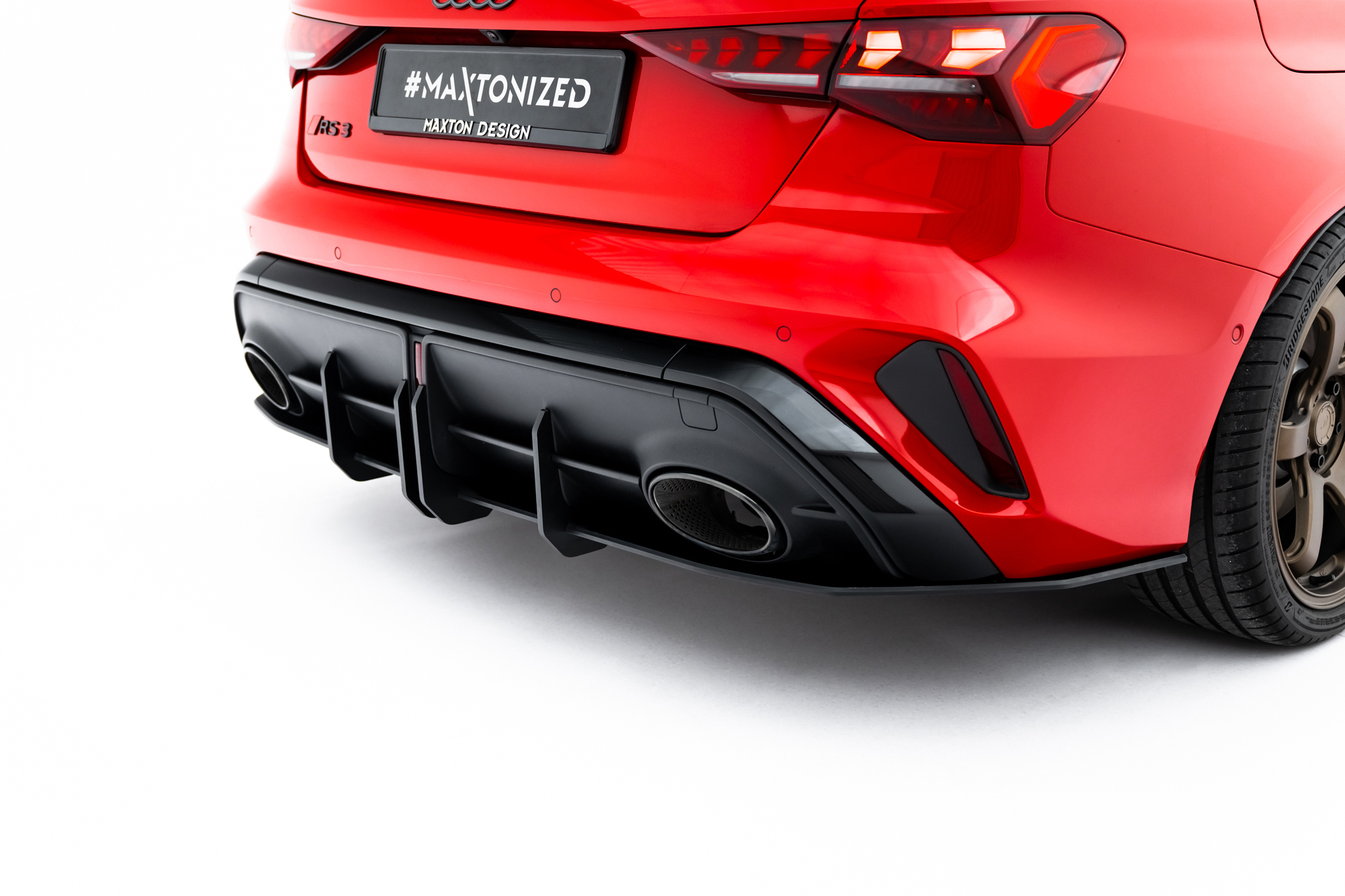 Street Pro Rear Diffuser Audi RS3 Sedan 8Y Facelift - Image 2