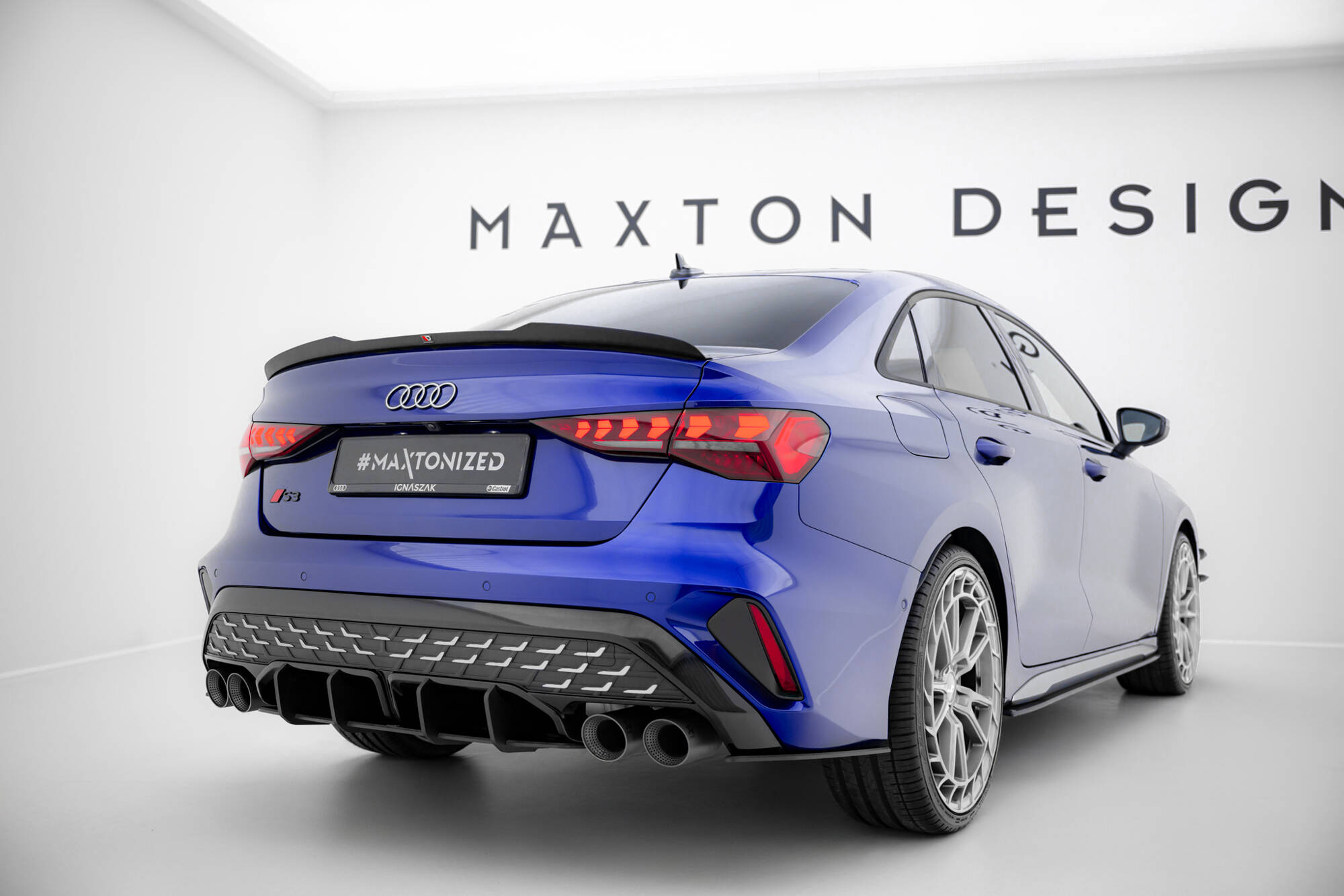Street Pro Rear Diffuser Audi S3 Sedan 8Y Facelift - Image 4