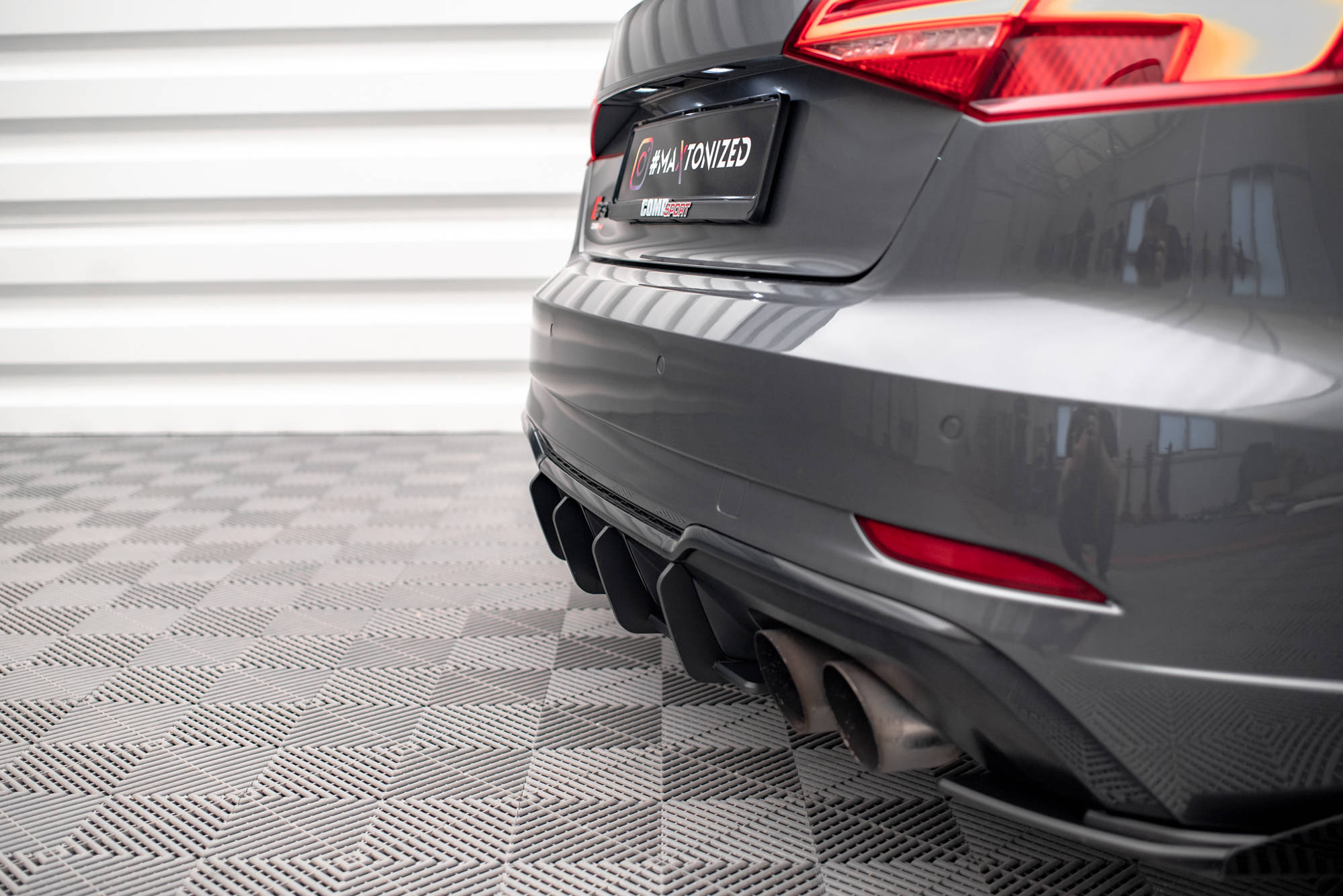 Street Pro Rear Diffuser Audi S3 Sportback 8V Facelift - Image 2